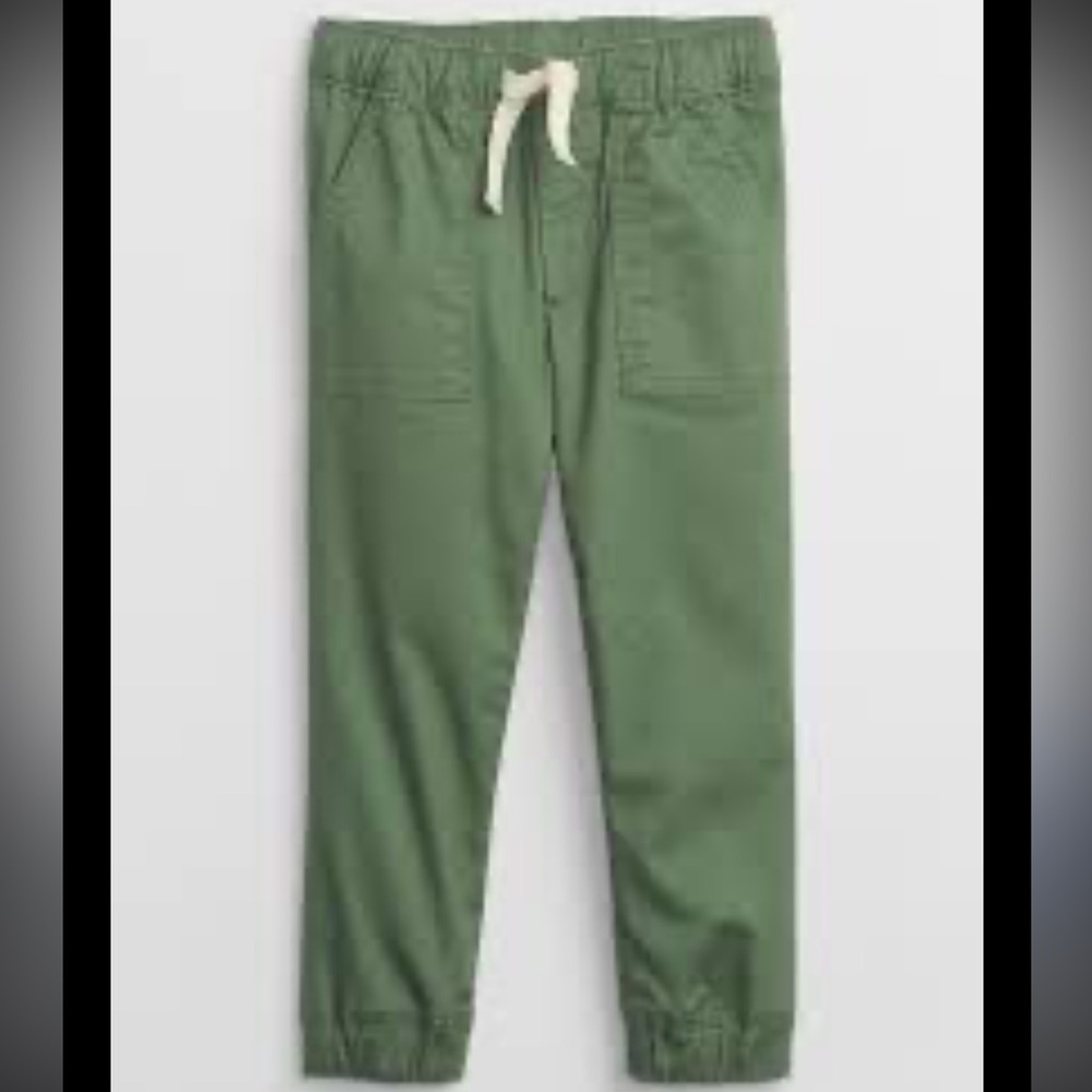 Gap Boys Utility Pull-On Jogger Pants Green Size 4